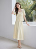 【专属特价】熙世界小香风时尚套装夏2025新款法式方领上衣半身裙两件套裙装 商品缩略图2