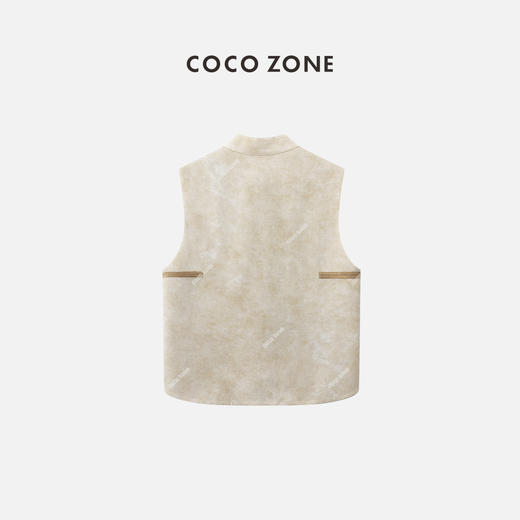 COCO ZONE2024”怀素“新中式中国风盘扣马甲春季立领无袖坎肩CC1A0556 商品图1