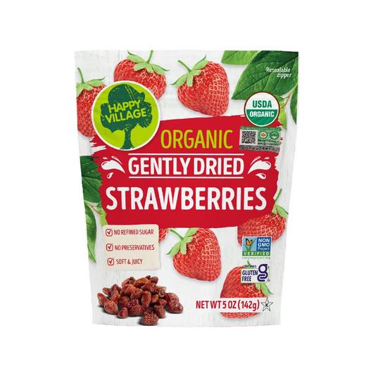 Happy Village有机草莓干142g 商品图0