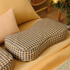 渔夫格纹系列曲线枕荞麦壳枕头护颈椎荞麦皮睡眠四季 商品缩略图0
