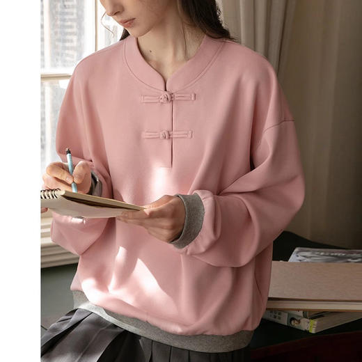 裁缝学苑AQ272新款通勤新中式立领盘扣卫衣纸样女装春季上衣样板 商品图2