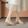 ZHR则则水钻仙女凉鞋2024夏季新款时尚百搭平底凉鞋沙滩女鞋法式 商品缩略图4