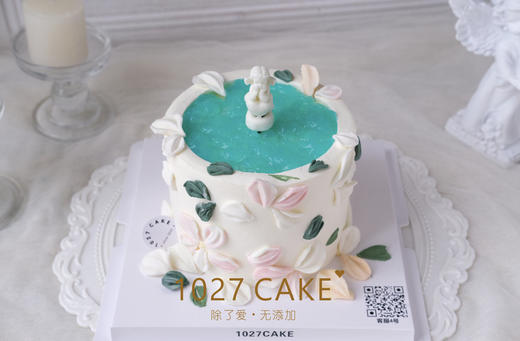 1027CAKE | 许愿池蛋糕 喷泉 天使 商品图0