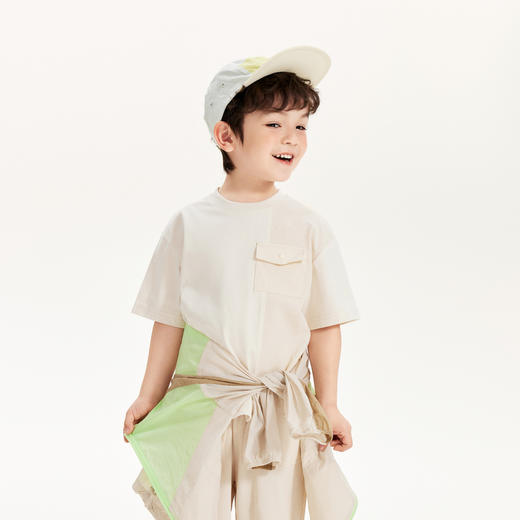 【mini亲子 大人款】迷你巴拉男童短袖T恤夏季速干凉感亲子装父子装宽松T恤上衣 商品图2