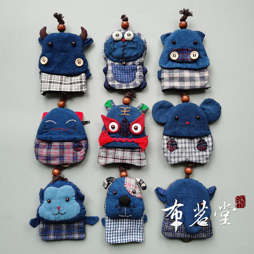 土布两用卡通钥匙包 商品图0