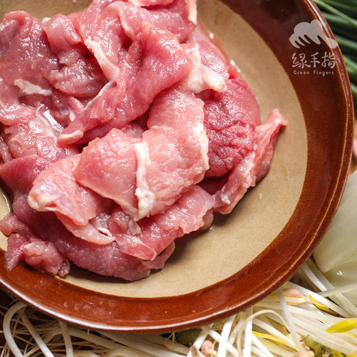 方野·猪肉片（已调味） | 绿家自产 *FarmYeah ·Seasoned Pork Slices | Self-production 商品图1