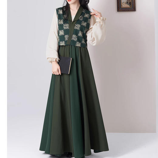 裁缝学苑AS232唐制汉服唐褙子套头圆领衫改良八破裙纸样女装打板 商品图5