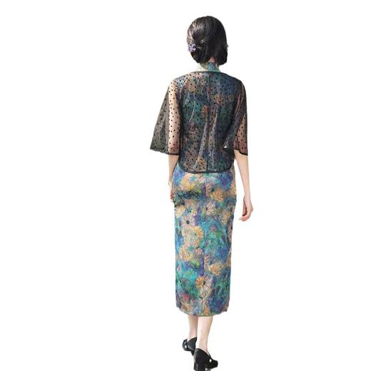 MYJ-无袖旗袍新款改良年轻款少女复古民国风老上海高级感日常可穿 商品图4