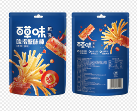 百草味吮指蟹味棒香辣火锅味60g