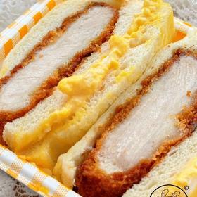 厚切猪排鸡蛋三明治