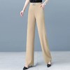 TZF-窄版女薄款夏季2024新款垂感宽松显瘦高腰垂感直筒裤 商品缩略图8