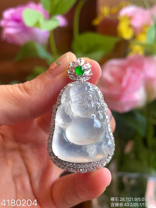 4180204，财神爷吊坠。具体价格微信咨询 商品图1