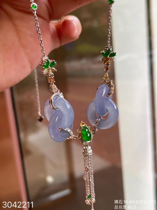 紫罗兰双环耳坠/套链两用款【3042211】具体价格微信咨询 商品图5