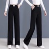 TZF-窄版女薄款夏季2024新款垂感宽松显瘦高腰垂感直筒裤 商品缩略图3