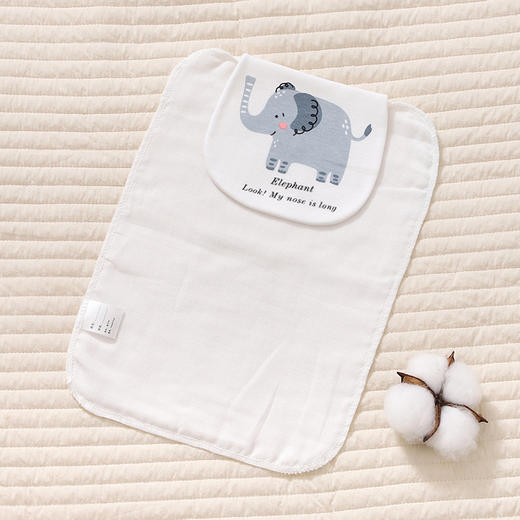 【2条特惠装！加长加大守护汗宝宝】儿童棉吸汗巾幼儿园宝宝隔汗巾婴儿垫背巾大号男童女童 商品图12