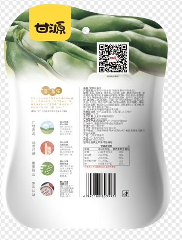 甘源75g袋装蚕豆蟹黄味 商品图0