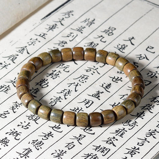 沉香木红檀黄金檀多圈手串6/8mm菩提根单圈，鸡翅木8mm多圈 越南沉香木 多宝珠 鸡翅木 绿檀 红檀 菩提木多圈手串木质饰品文玩【新疆西藏海南不发】 商品图7