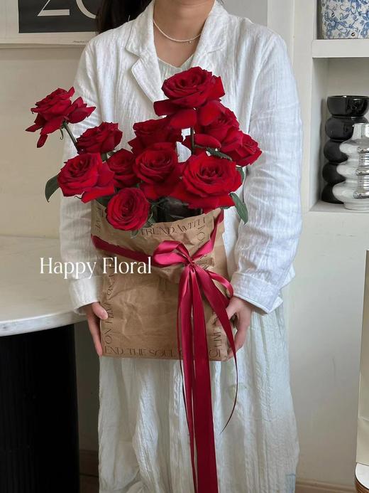 【可揉】牛皮英文袋-牛皮色（5个/包） 商品图3