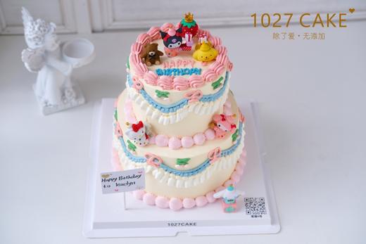 1027CAKE | 双层 三丽鸥 复古裱花 商品图0