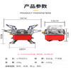 【莲花炉+包装袋】户外迷你小方炉便携式折叠野营莲花瓦斯燃气小四方炉卡式炉头/个 商品缩略图1