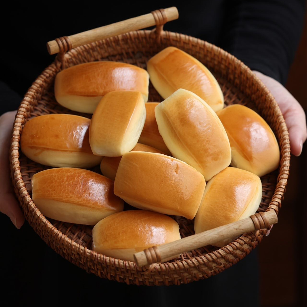 原味小馒头  松软香甜有嚼劲！每天新鲜现做巨好吃~