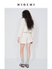 HIDEMI 极简水洗亚麻原色条纹卷边短款套装 上衣/短裤 商品缩略图5