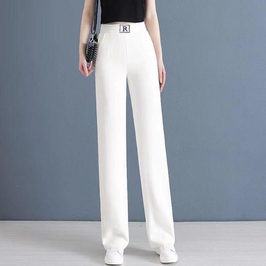 TZF-窄版女薄款夏季2024新款垂感宽松显瘦高腰垂感直筒裤 商品图7