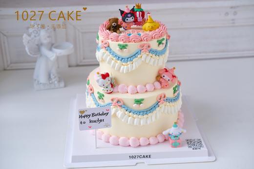 1027CAKE | 双层 三丽鸥 复古裱花 商品图1