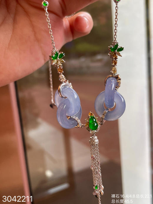 紫罗兰双环耳坠/套链两用款【3042211】具体价格微信咨询 商品图3