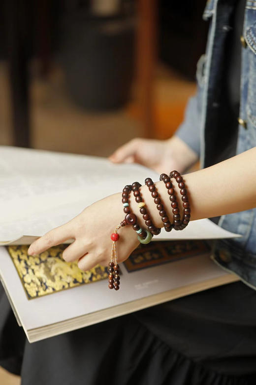 海黄原创【问枫】手串0.7*0.8*108 商品图1