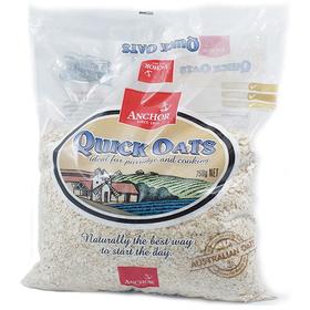 红锚快熟纯燕麦片 750g/袋