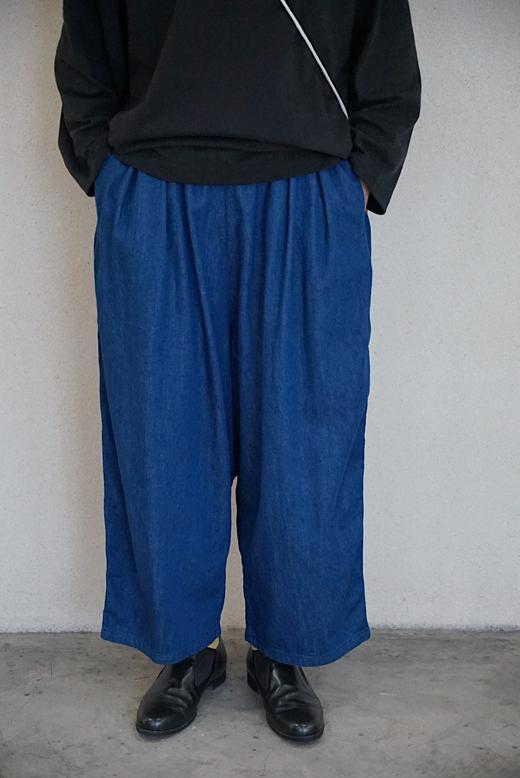 ORDINARY FITS 牛仔蓝休闲阔腿裤 商品图0