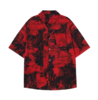 CS21夏季新款潮流复古印花男士衬衫时尚百搭休闲上衣宽松扎染短袖 商品缩略图1