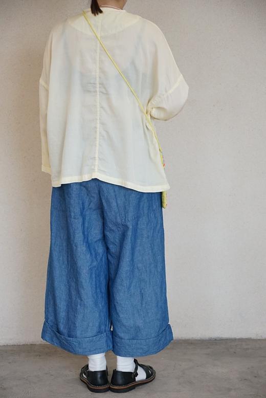 apuntob牛仔蓝阔腿裤 商品图5