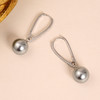 yszz-04020【云赏珠宝】高贵精致多场合佩戴黑珍珠贝珠耳环925纯银耳钩yszz-04020 商品缩略图2