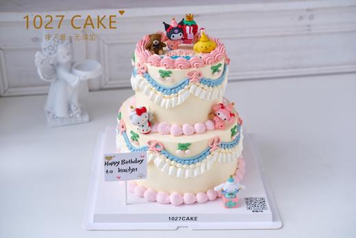 1027CAKE | 双层 三丽鸥 复古裱花 商品图2