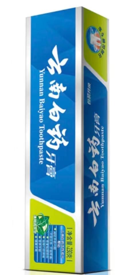 云南白药牙膏230克 薄荷清菲香型 商品图0