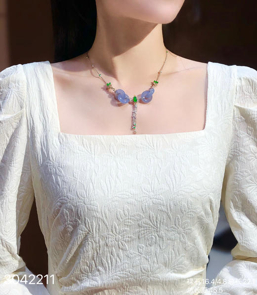 紫罗兰双环耳坠/套链两用款【3042211】具体价格微信咨询 商品图4