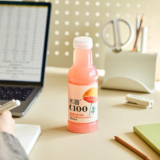 农夫山泉 水溶C100 血橙味 复合果汁 饮料 445ml*15瓶 包邮 新老包装随机发货 商品图1