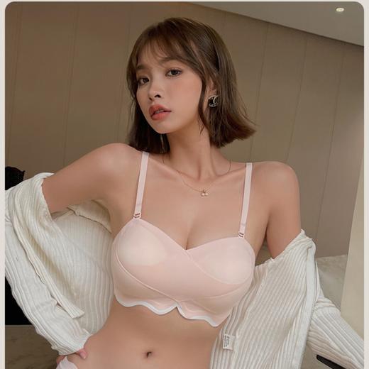 漫画无肩带性感文胸【外扩显大 两穿无肩带】可拆卸肩带 内衣女小胸显大 聚拢隐形抹胸 防滑防走光无痕文胸罩 商品图8