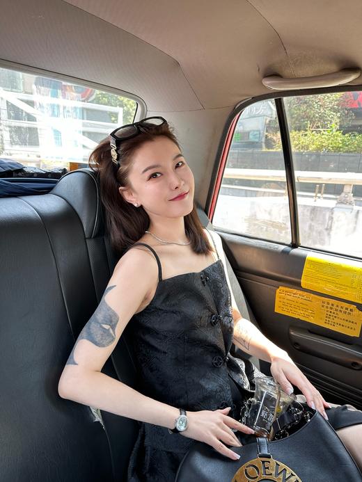 DUO黑标黑色花样年华 暗黑宋锦仿制人丝提花新中式礼服感背心马甲 商品图3