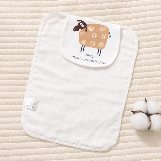 【2条特惠装！加长加大守护汗宝宝】儿童棉吸汗巾幼儿园宝宝隔汗巾婴儿垫背巾大号男童女童 商品图6