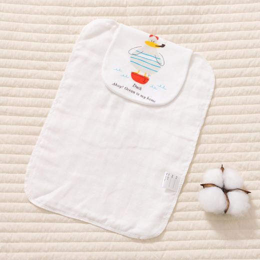 【2条特惠装！加长加大守护汗宝宝】儿童棉吸汗巾幼儿园宝宝隔汗巾婴儿垫背巾大号男童女童 商品图10