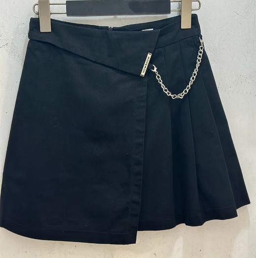 (无链子)12GD不规则高腰西装百褶裙30717（黑） 秋季 338043000028 商品图0