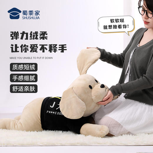 【实付满199送钥匙扣】【拉布拉多趴趴枕】创意狗狗玩偶抱枕日用靠枕靠垫一枕多用 商品图3