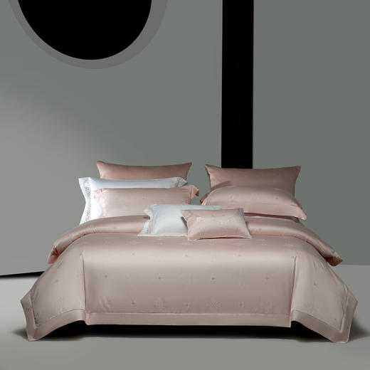 利路米新款高端轻奢四件套 优雅粉 贝拉 商品图0