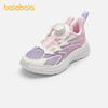巴拉巴拉儿童轻便跑鞋2024新款鞋子夏季男童女童透气运动鞋旋钮扣 商品缩略图0