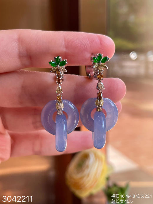 紫罗兰双环耳坠/套链两用款【3042211】具体价格微信咨询 商品图2