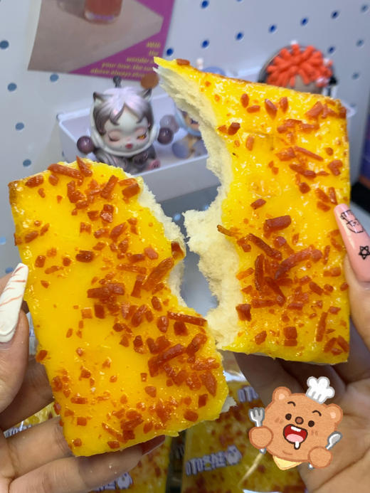 【叮咚熊真蛋烧无边吐司】 💟香软美味！口水都快溢出屏幕了！ 💟甄选新鲜优质的原料， 💟添加真扁桃仁经过精心挑选 商品图10