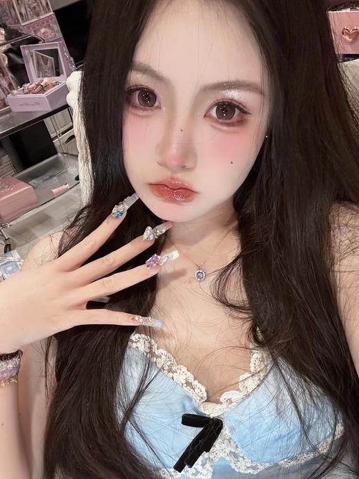 【大直径】Agenscolor-莫奈粉咖-14.5mm【年抛 0-1000度 无525/575】 商品图6